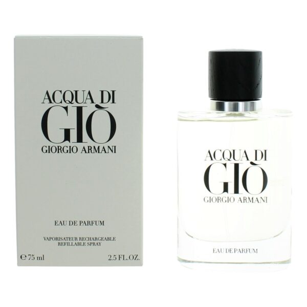 Acqua Di Gio By Giorgio Armani 2.5 oz EDP Spray Refillable for Men