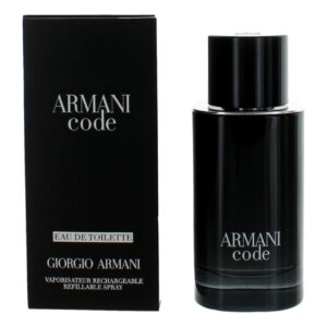 Armani Code By Giorgio Armani 2.5 oz EDT Refillable Spray for Men