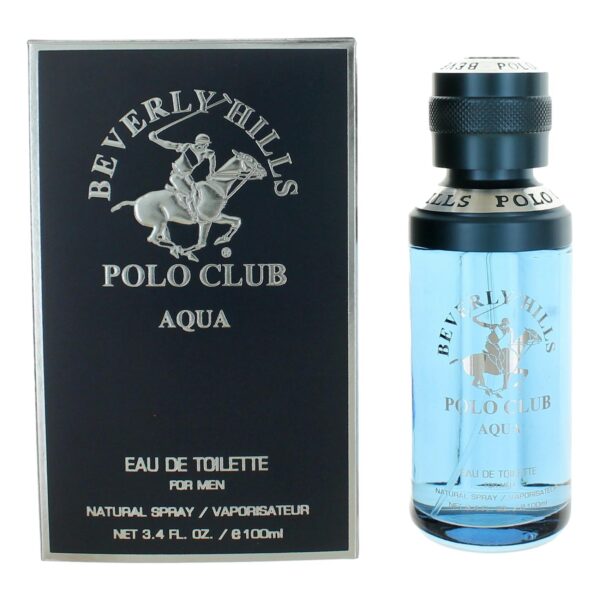 BHPC Aqua By Beverly Hills Polo Club 3.4 oz EDT Spray for Men