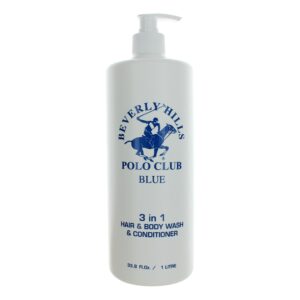 BHPC Blue By Beverly Hills Polo Club 33.8oz 3-in-1 Hair & Body Wash & Conditioner men