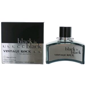 Black is Black Vintage Rock By nuparfums 3.3 oz EDT Spray for Men