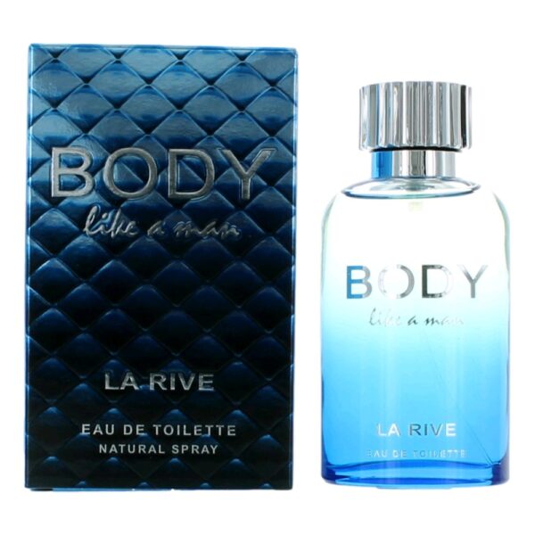 Body Like A Man By La Rive 3 oz EDT Spray for Men