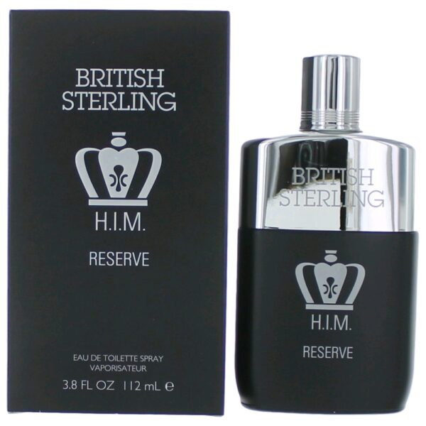 British Sterling H.I.M. Reserve By Dana 3.8 oz EDT Spray for Men