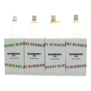 Burberry Her By Burberry 4 Piece Variety Gift Set for Women