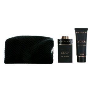 Bvlgari MAN In Black By Bvlgari 3 Piece Gift Set for Men