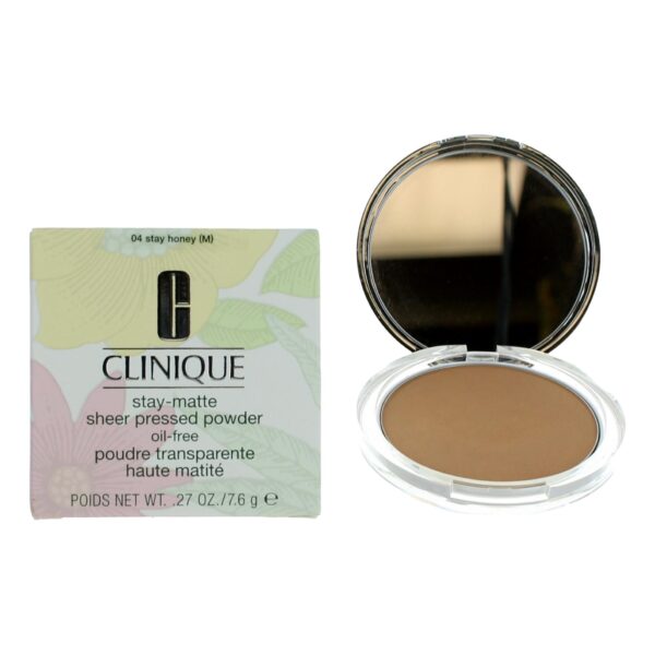 Clinique Stay-Matte By Clinique .27 oz Sheer Pressed Powder- 04 Stay Honey