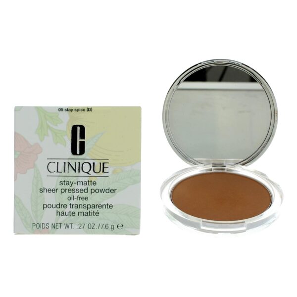 Clinique Stay-Matte By Clinique .27 oz Sheer Pressed Powder- 05 Stay Spice