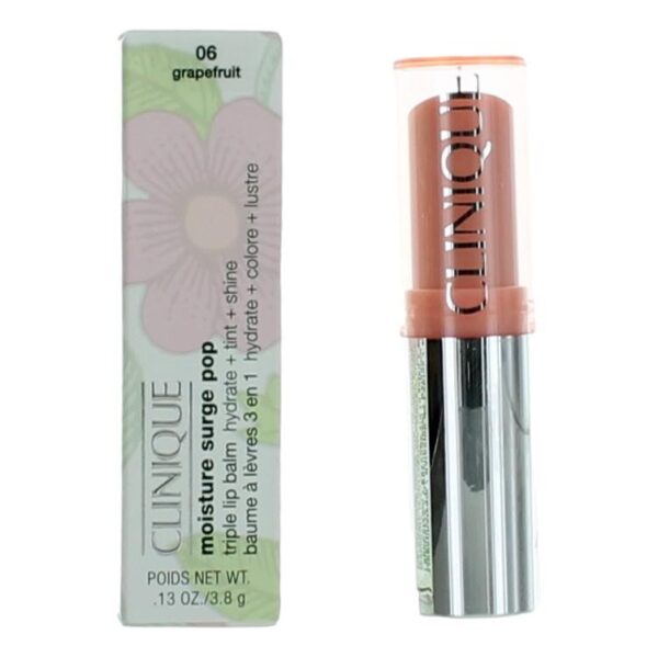 Clinque Moisture Surge Pop By Clinique .13oz Triple Lip Balm - 06 Grapefruit