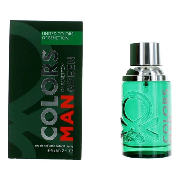 Colors de Benetton Man Green By Benetton 2 oz EDT Spray for Men