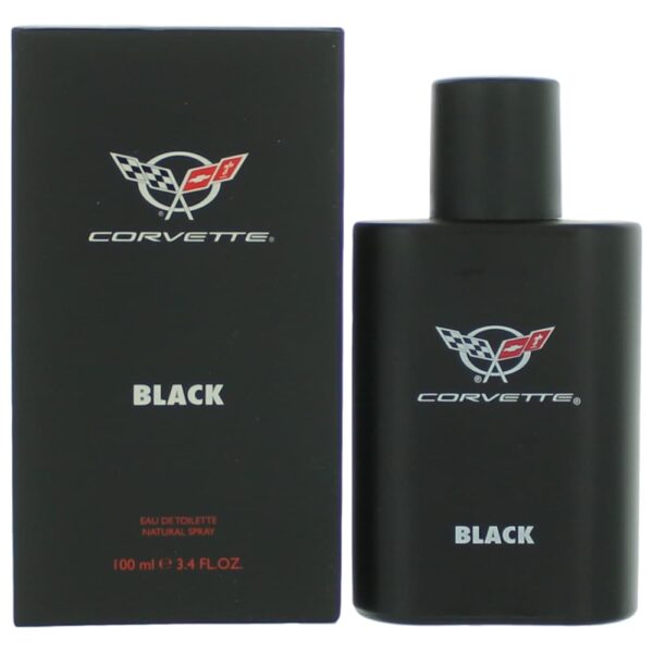 Corvette Black By Corvette 3.4 oz EDT Spray for Men