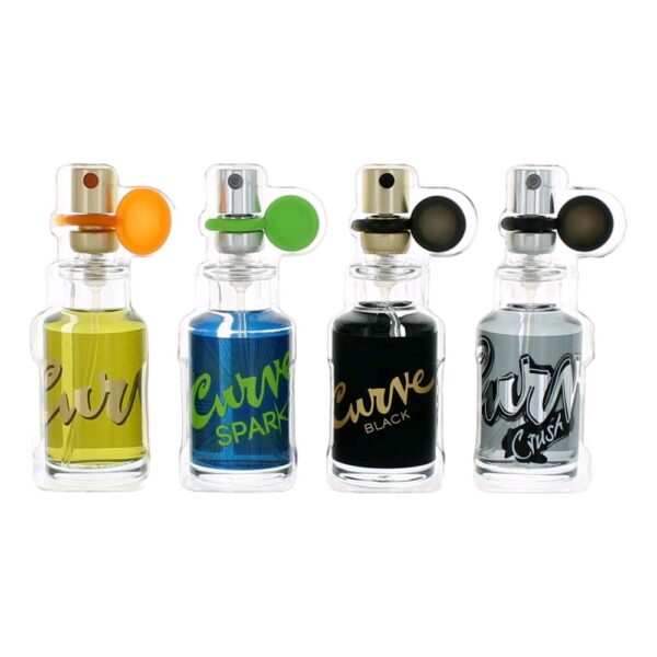 Curve By Liz Claiborne 4 Piece Mini Variety Gift Set for Men