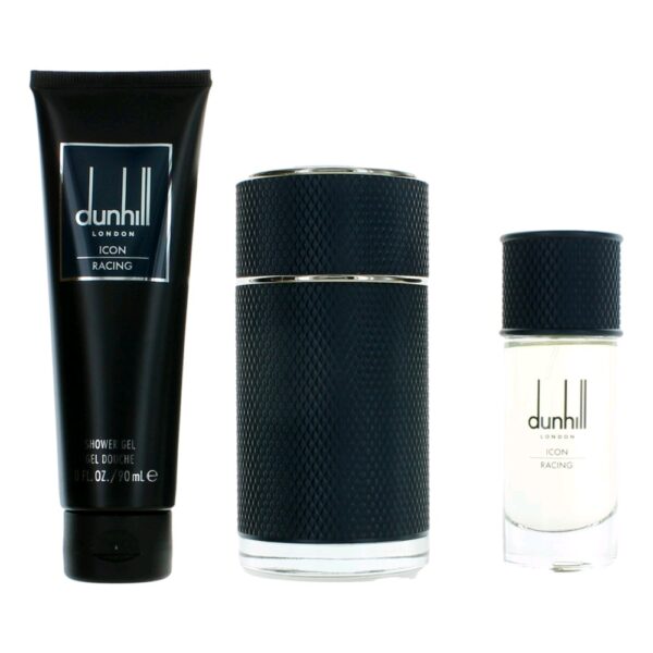 Dunhill Icon Racing Blue By Alfred Dunhill 3 Piece Gift Set for Men