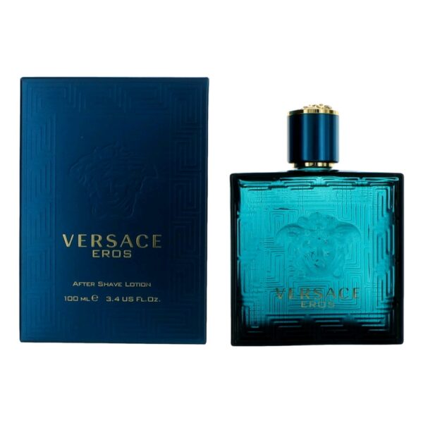 Eros By Versace 3.4 oz After Shave Lotion for Men (Splash)