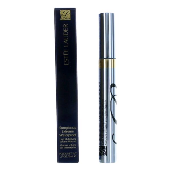 Estee Lauder .27 Sumptuous Extreme Waterproof Lash Multiplying Volume Mascara 01 Extreme Black By Estee Lauder