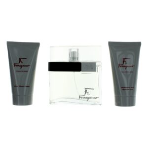 F By Salvatore Ferragamo 3 Piece Gift Set for Men