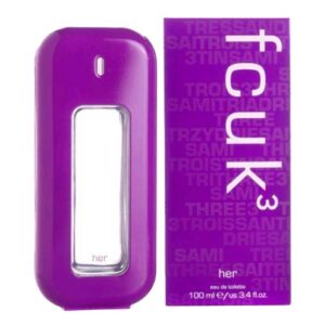 FCUK 3 By French Connection 3.4 oz EDT Spray for women (F.C.U.K)