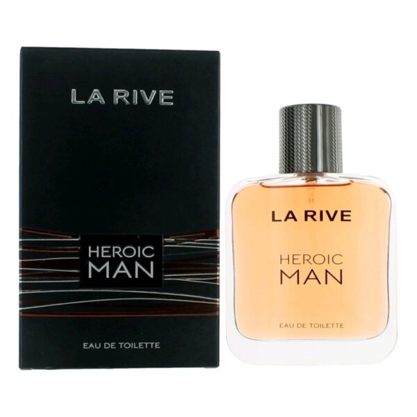 Heroic Man By La Rive 3.4 oz EDT Spray for Men