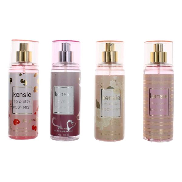 Kensie By Kensie 4 Piece Body Mist Variety Gift Set for Women