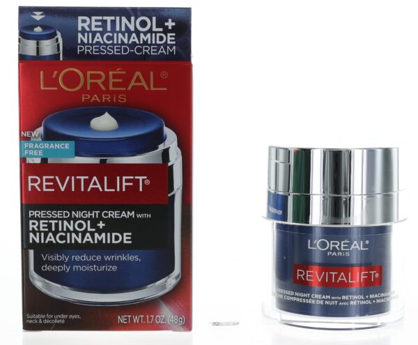 L'Oreal Revitalift By L'Oreal 1.7oz Pressed Night Cream with Retinol + Niacinamide