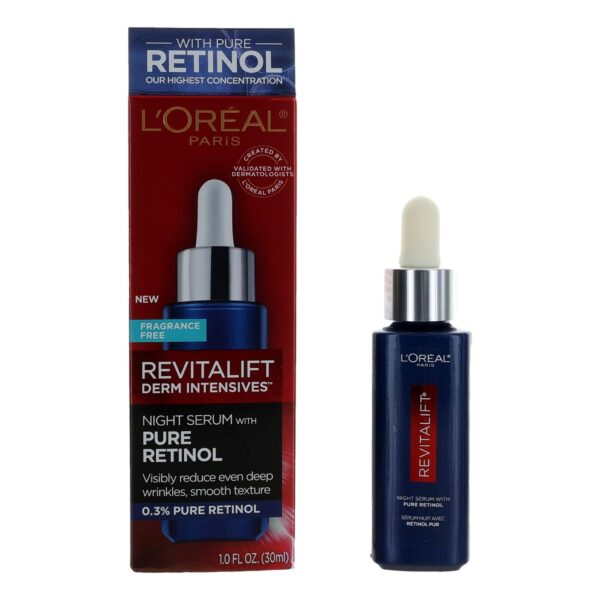 L'Oreal Revitalift Derm Intensives By L'Oreal 1oz Night Serum with Pure Retinol