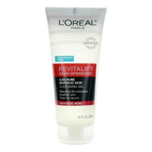 L'Oreal Revitalift Derm Intensives By L'Oreal 6.7oz 3.5% Pure Glycolic Acid Cleansing Gel