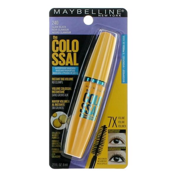 Maybelline The Colosal Waterproof Mascara By Maybelline .27oz - 240 Glam Black