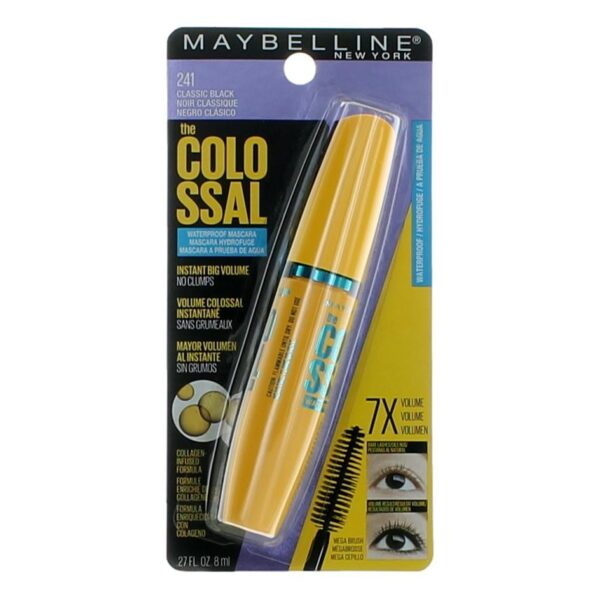 Maybelline The Colossal Waterproof Mascara By Maybelline .27oz Mascara - 241 Classic Black