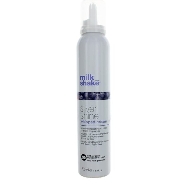 Milkshake Silver Shine Whipped Cream By Milkshake Hair 6.8 oz Mousse