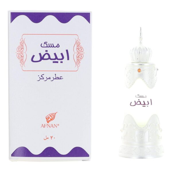 Musk Abiyad By Afnan .67 oz Perfume Oil for Unisex