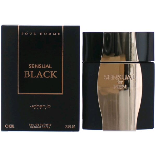 Sensual Black By Johan.b 2.8 oz EDT Spray for Men