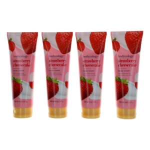 Strawberry Cheesecake By Bodycology 4 Pack 8oz Moisturizing Body Cream women