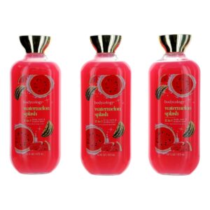 Watermelon Splash By Bodycology 3 Pack 16oz 2 in 1 Body Wash & Bubble Bath women