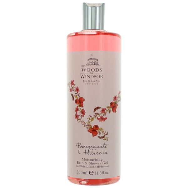 Woods Of Windsor Pomegranate & Hibiscus By Woods Of Windsor 11.8oz Bath and Shower Gel  women