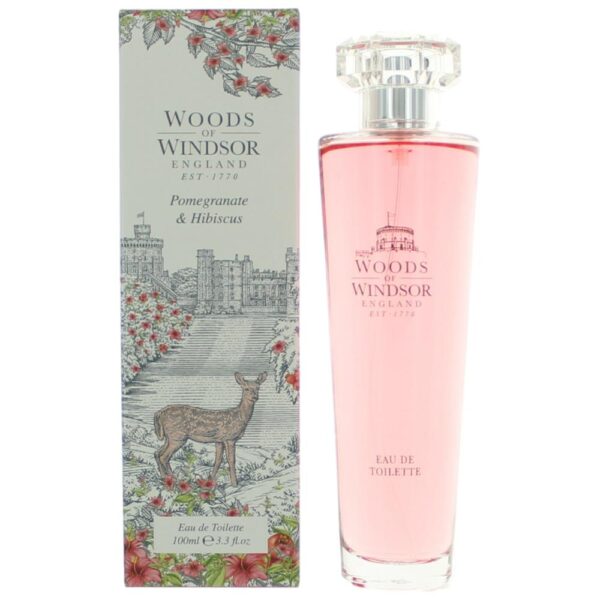 Woods Of Windsor Pomegranate & Hibiscus By Woods Of Windsor 3.3oz EDT Spray women